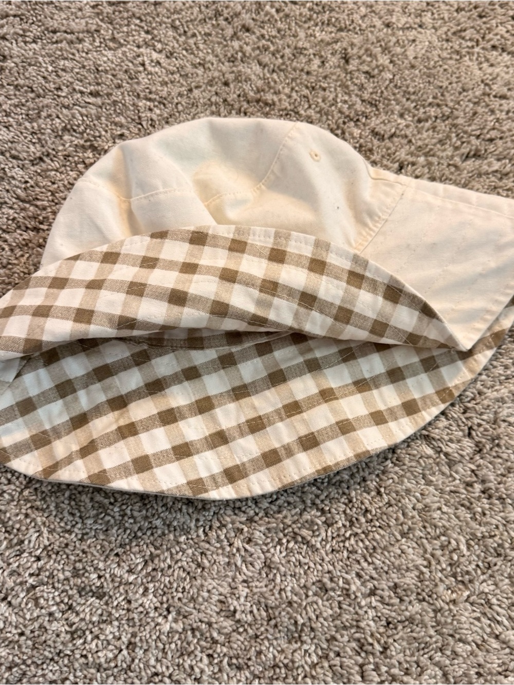 Reversible Gingham Bucket Hat